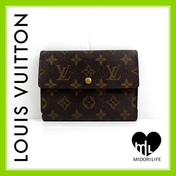 LOUIS VUITTON Vintage Monogram Porte Tresor Etui Papiers Wallet - Picture 1 of 13
